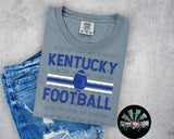Striped KY Football PNG Digital Design (TWO DIGITALS)