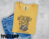 Kind words are like Honey Vintage Look (Black Letters) T-Shirt and Sweatshirt