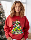 Light Em Up Christmas Tree T-Shirt and Sweatshirt