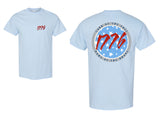 Land of the Free 1776 Circle T-Shirt and Sweatshirt