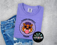 Bubble Gum Leopard Clemson PNG Digital Design (YOU GET 3 DESIGNS)