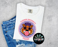 Bubble Gum Leopard Clemson PNG Digital Design (YOU GET 3 DESIGNS)