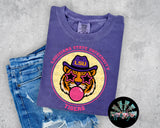 Bubble Gum Leopard LSU PNG Digital Design (YOU GET 2 DESIGNS)