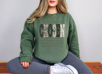 Cross and Leopard Chosen T-Shirt and Sweatshirt