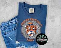 Leopard Circle AU Tigers PNG Digital Design -- You get FOUR Designs