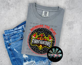 Leopard Circle Firefighters PNG Digital Design -- You get THREE Designs