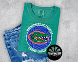 Leopard Circle FL Gators PNG Digital Design -- You get SIX Designs