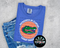 Leopard Circle FL Gators PNG Digital Design -- You get SIX Designs