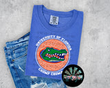 Leopard Circle FL Gators PNG Digital Design -- You get SIX Designs