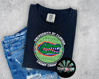 Leopard Circle FL Gators PNG Digital Design -- You get SIX Designs