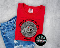Leopard Circle GMC Bulldogs PNG Digital Design -- You get FOUR Designs