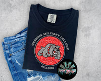 Leopard Circle GMC Bulldogs PNG Digital Design -- You get FOUR Designs
