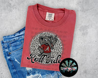 Leopard Retro Script AL PNG Digital Design (YOU GET 2 DESIGNS)