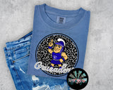 Leopard Retro Script Crusaders PNG Digital Design (YOU GET 3 DESIGNS)
