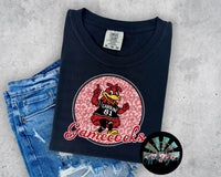 Leopard Retro Script Gamecocks PNG Digital Design (YOU GET 2 DESIGNS)