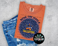 Leopard Circle TX Tailgaters PNG Digital Design -- You get THREE Designs
