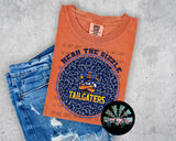 Leopard Circle TX Tailgaters PNG Digital Design -- You get THREE Designs
