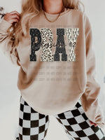 Cross and Leopard Pray T-Shirt and Sweatshirt