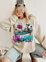 Live Laugh Toaster Bath T-Shirt and Sweatshirt