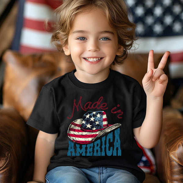 Made in America Cowboy Hat Kids T-Shirt