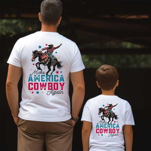 Make America Cowboy Again Kids T-Shirt