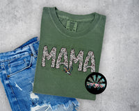Mama Retro Camo with Flying Duck T-Shirt and Sweatshirt