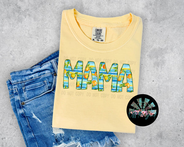 Mama Citrus PNG Digital Design