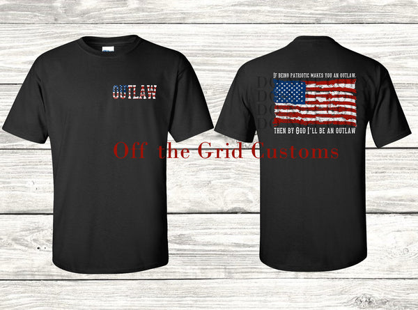 Patriotic Outlaw T-Shirt