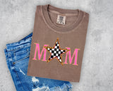 Mom Checkered Star T-Shirt and Sweatshirt