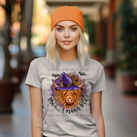 Moo....I Mean Boo! Highland Cow T-Shirt and Sweatshirt