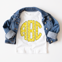 Lemon Monogram Short Sleeve T-Shirt