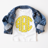 Lemon Monogram Short Sleeve T-Shirt