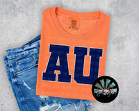 Faux Glitter AU School Names PNG Digital Design