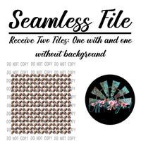 Neutral Football Seamless File PNG Digital Design