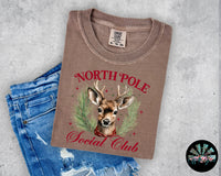 North Pole Social Club T-Shirt and Sweatshirt