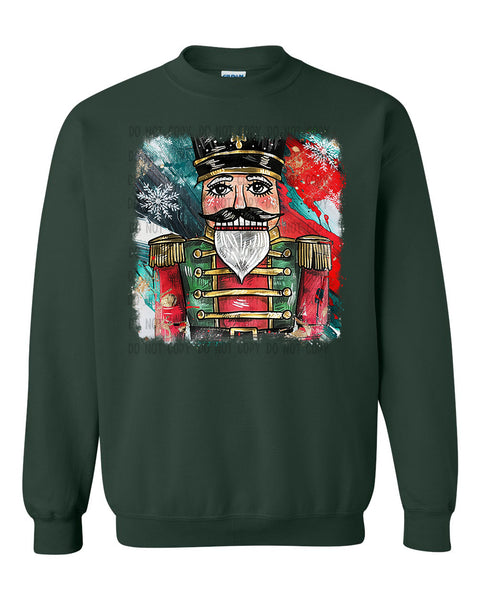 Nutcracker Painted Canvas T-Shirt and Sweatshirt