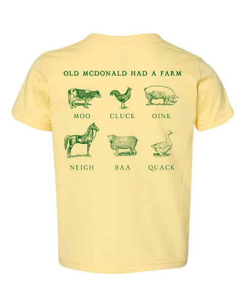 Old McDonald KIDS T-Shirt (Green Design)