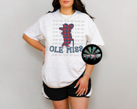 Plaid Ole Miss Rebels PNG Digital Download (You get both files)
