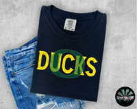 Distressed OR Ducks PNG Digital Design