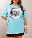 Painted Canvas of Santa T-Shirt and Sweatshirt