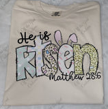 He is Risen Matthew 28:6 T-Shirt