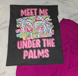 Dalmatian Meet me under the Palms T-Shirt