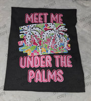 Dalmatian Meet me under the Palms T-Shirt