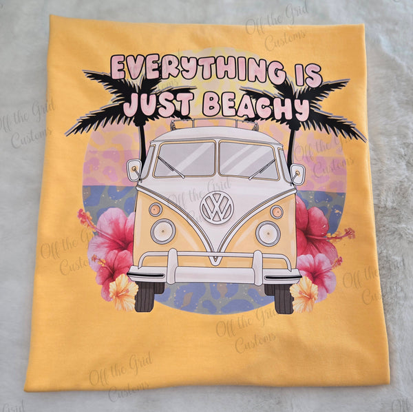 Everything is Just Beachy VW T-Shirt