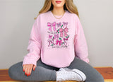 KIDS Pink and Mint Deck the Halls T-Shirt and Sweatshirt