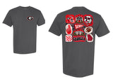 Pink and Red Georgia Bulldog Collage T-Shirt and Sweatshirt