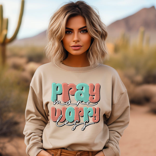 Pray More Worry Less T-Shirt