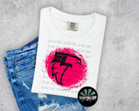 KIDS Preppy EL with Hot Pink Circle Short Sleeve T-Shirt OTG Exclusive