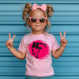 KIDS Preppy EL with Hot Pink Circle Short Sleeve T-Shirt OTG Exclusive