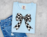 Checkered Bow T-Shirt